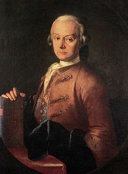 Leopoldo Mozart, padre de W. Amadeus, fue iniciado en la logia de su hijo en abril de 1785. El 26 de marzo de 1785 con motivo de la ceremonia del paso de Leopoldo al grado de Compa?ero, Amadeus compuso la ?Canci?n para el viaje del compañero; A ti que accedes al nuevo Grado"