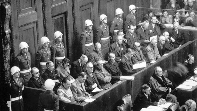 Acusados NAZIs del Tribunal de Nurembreg (1945)