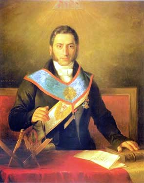 Pierre-Théodore Verhaegen (1796, Bruselas-1862, Bruselas), Presidente del Congreso de los Diputados de Bélgica, fundador y primer Rector de la Universidad Libre de Bruselas. Miembro de la logia Les Amics Filantrops y Gran Maestre del Gran Oriente de Bélgica de 1854 a 1862.