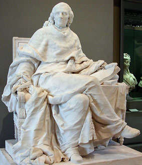 Estatua de Montesquieu en el Museo del Louvre