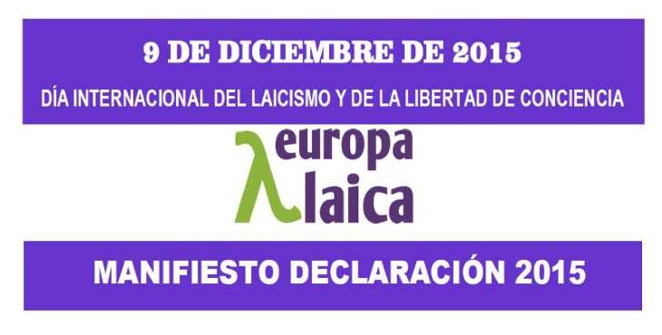 Día Internacional del Laicismo y de la Libertad de Conciencia 2015