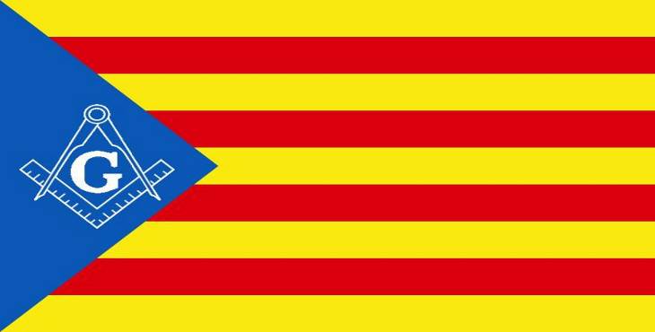 Cataluña bandera masonería