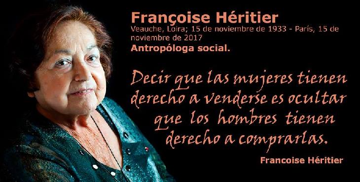 Efemérides: Françoise Héritier, sucesora de Levi-Strauss