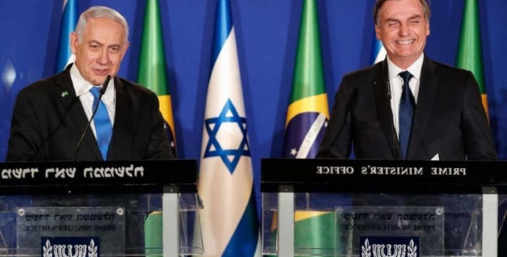 Netanyahu y bolsonaro detrás de los incendios del amazonas