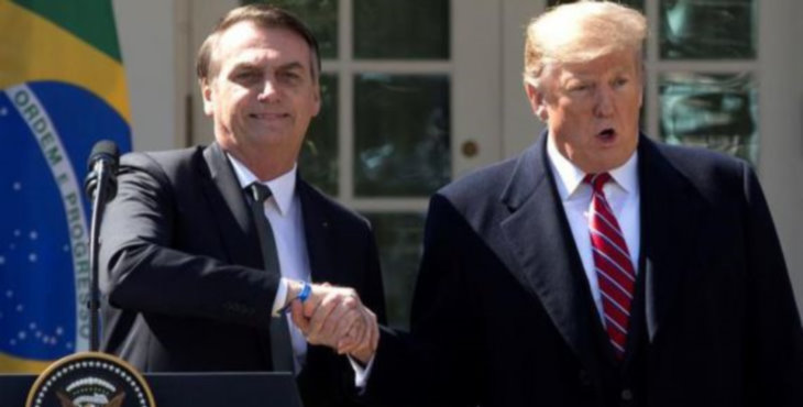 Trump y Bolsonaro fanáticos